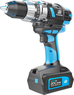 Load image into Gallery viewer, POWER8 Create Plus - 20V Cordless Power Tool Combo Kit: Drill/Driver, Circular Saw, Jigsaw, Work Light &amp; Armored Case with Benchtop Functions (battery and charger dock included)
